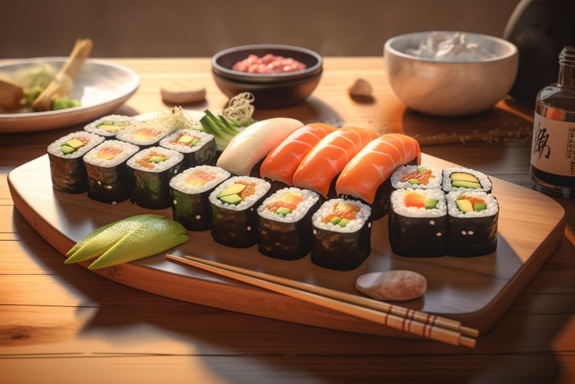 sushi źródłem białka