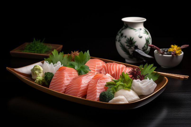 z czym podaje się sashimi